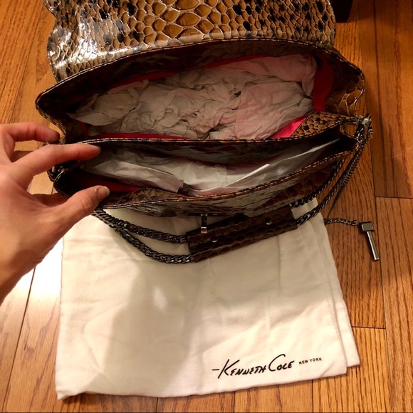 SOLD Vintage Ken Cole Animal Print Handbag - Picture 3 of 6